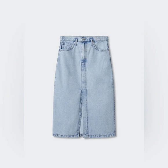 Mango  [M] Denim midi-skirt - Picture 11 of 11